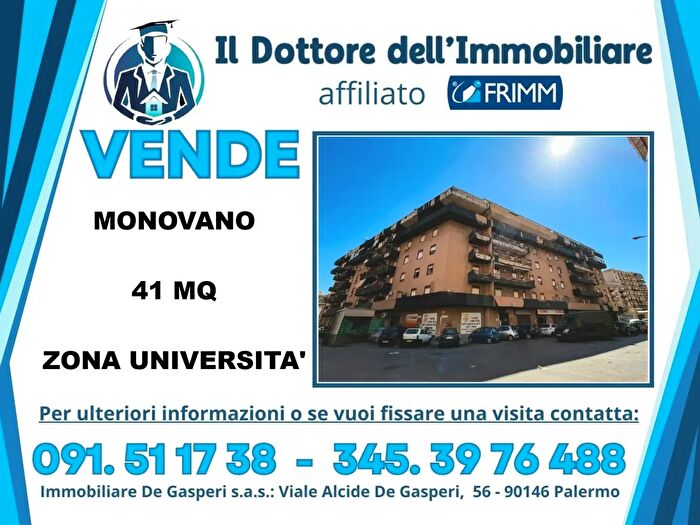 Appartamento monolocale in vendita in Via Giovanni Argento, Palermo