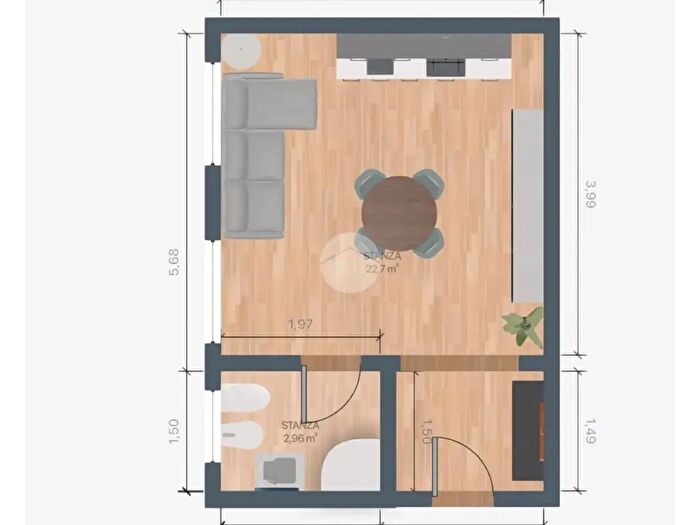 Appartamento bilocale in vendita in Calata Capodichino, Napoli