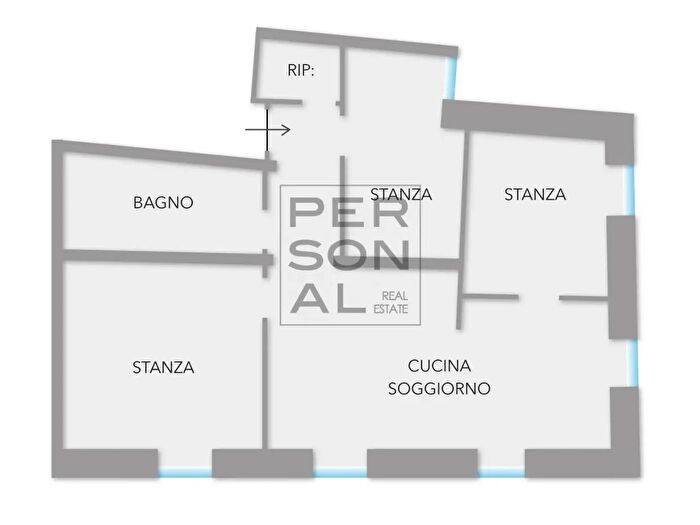 Appartamento quadrilocale in affitto in Trento