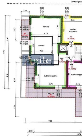 Appartamento trilocale in vendita in Via Amatore Sciesa, San Benedetto Del Tronto