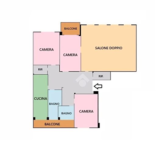 Appartamento con 5 locali in vendita in Viale Libia, Roma