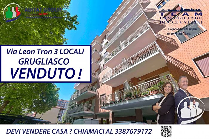 Appartamento trilocale in vendita in Via Leon Tron, Grugliasco