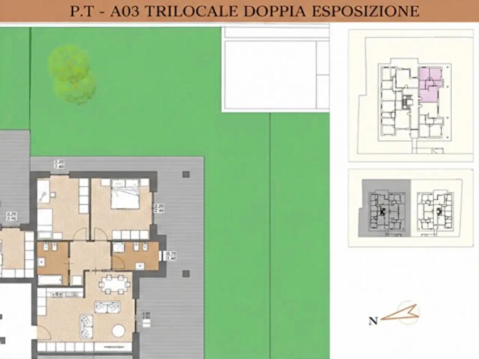 Appartamento trilocale in vendita in Via Giacomo Matteotti, Agrate Brianza
