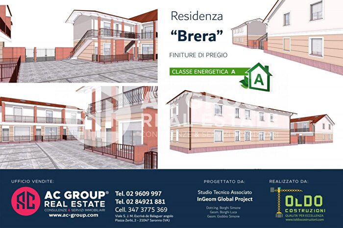 Appartamento trilocale in vendita in Via Brera, Uboldo