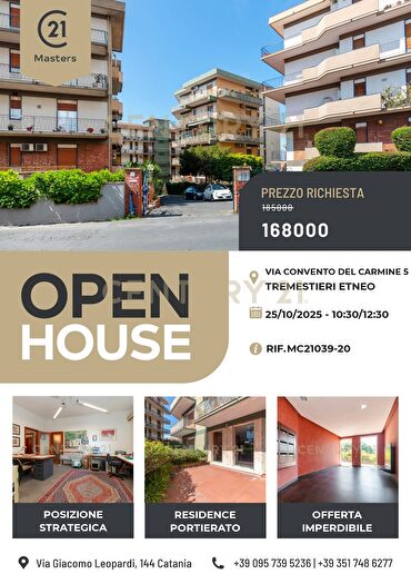 Appartamento con 6 locali in vendita in Via Convento del Carmine, Tremestieri Etneo