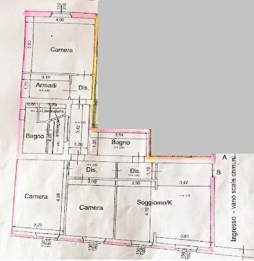 Appartamento con 5 locali in vendita in Pisa