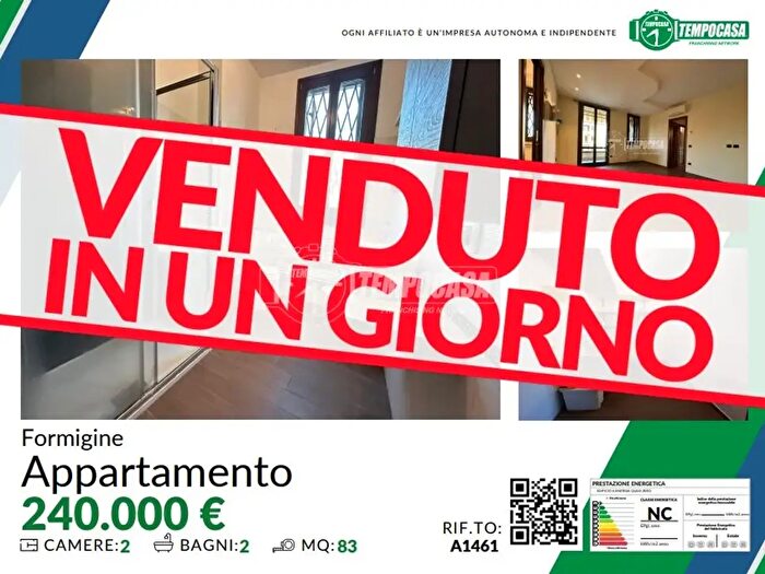 Appartamento trilocale in vendita in Via Marzabotto, Formigine