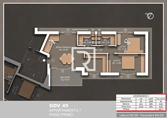 Casa trilocale in vendita in Via Giuseppe di Vittorio Cervia, Cervia