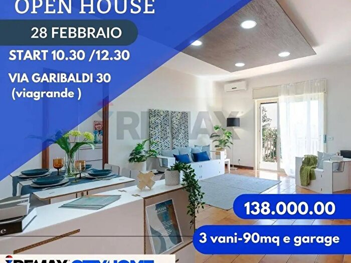 Appartamento quadrilocale in vendita in Via Giuseppe Garibaldi, Viagrande