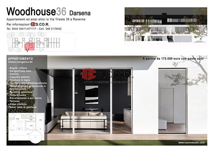 Appartamento trilocale in vendita in Via Trieste, Ravenna