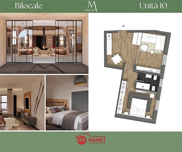 Appartamento bilocale in vendita in Via G Carducci Madesimo So, Madesimo