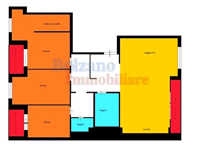 Appartamento quadrilocale in vendita in Via Orazio, Bolzano