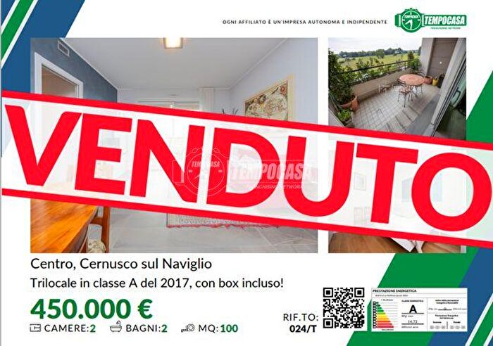 Appartamento trilocale in vendita in Via Masaccio, Cernusco Sul Naviglio