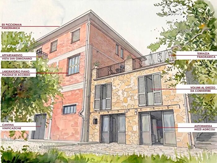 Casa con 14 locali in vendita in Bagnano, Certaldo