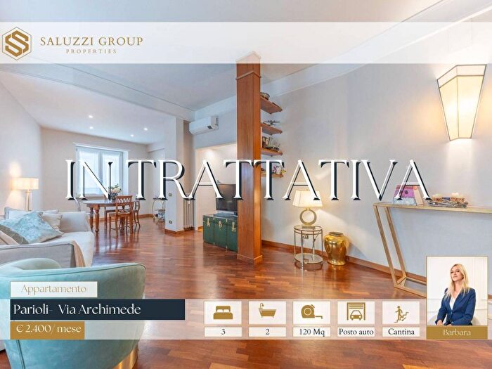 Appartamento quadrilocale in affitto in Via Archimede, Euclide, Roma