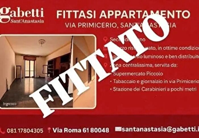 Appartamento in affitto in Via Primicerio Snc, SantAnastasia