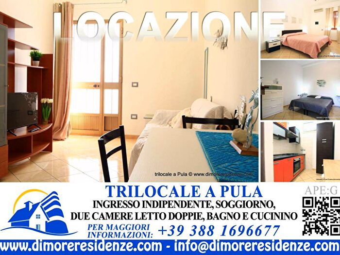 Appartamento trilocale in affitto in Centro, Pula