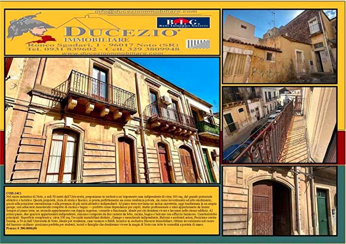 Casa con 12 locali in vendita in Via Sbano Corrado, Noto