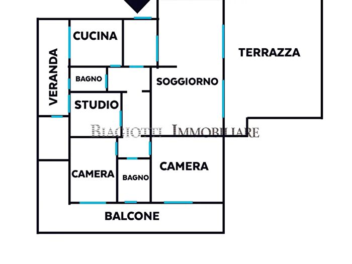 Appartamento con 6 locali in vendita in Livorno