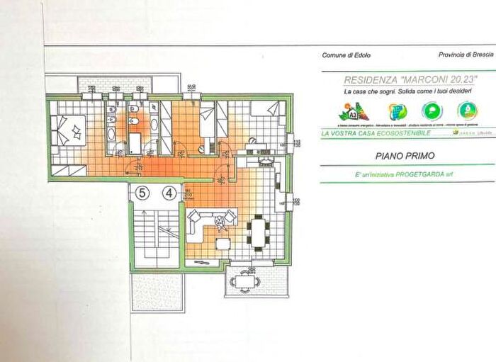 Appartamento quadrilocale in vendita in Edolo