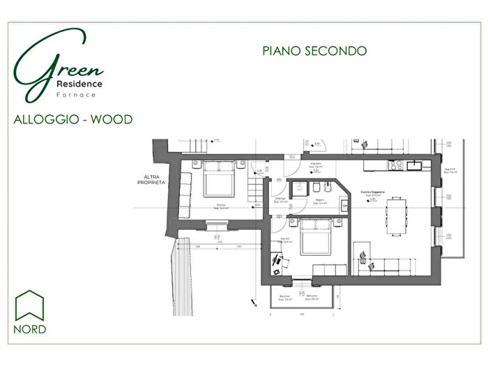 Appartamento trilocale in vendita in Fornace