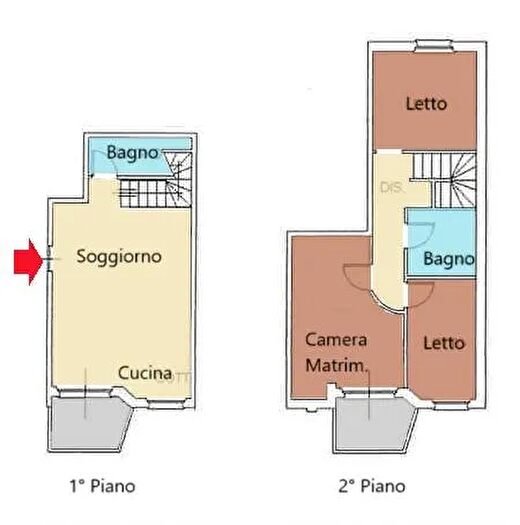 Appartamento quadrilocale in vendita in Via Vittorio Veneto Cartoceto, Cartoceto