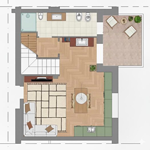 Appartamento trilocale in vendita in Belfiore