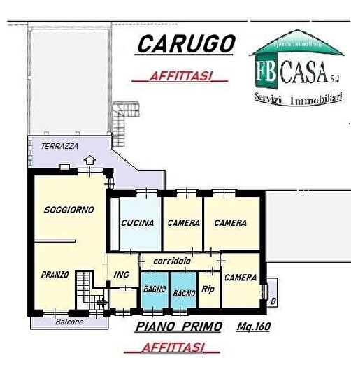 Appartamento con 5 locali in affitto in Via EToti, Carugo