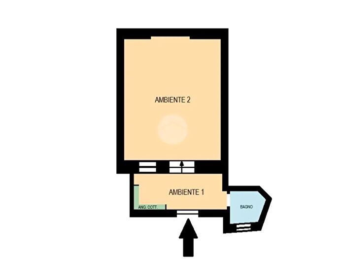 Appartamento monolocale in vendita in Via dei Volsci, Roma