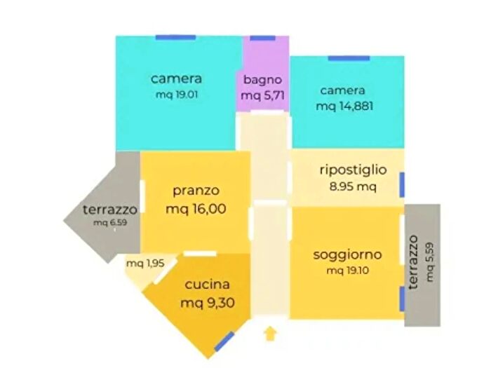 Appartamento con 5 locali in vendita in Via Terra dei Ceci, Cecina