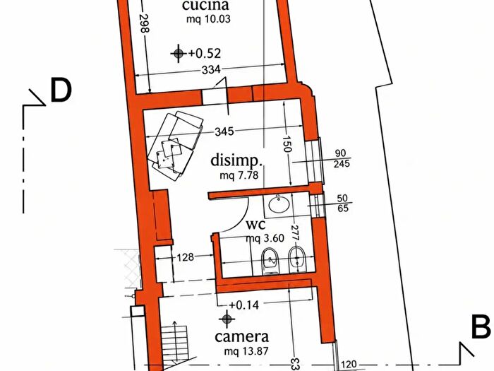 Appartamento trilocale in vendita in Via Molino del Piano, Castelnuovo Magra