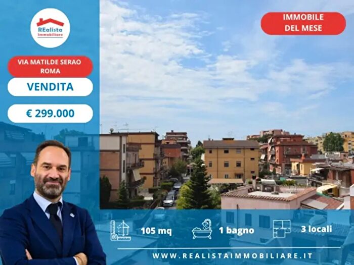 Appartamento trilocale in vendita in Via Matilde Serao, Roma