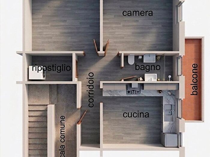 Appartamento trilocale in affitto in Via Guglielmo Pepe, Borgo Panigale, Bologna