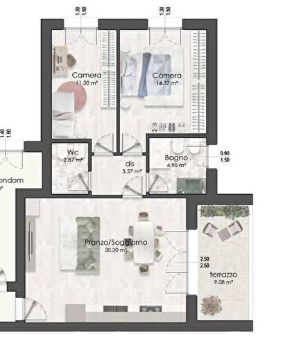 Appartamento quadrilocale in vendita in Via Virginia Wolf, Maranello