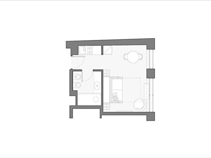 Appartamento monolocale in affitto in Viale Papiniano, Solari, Milano