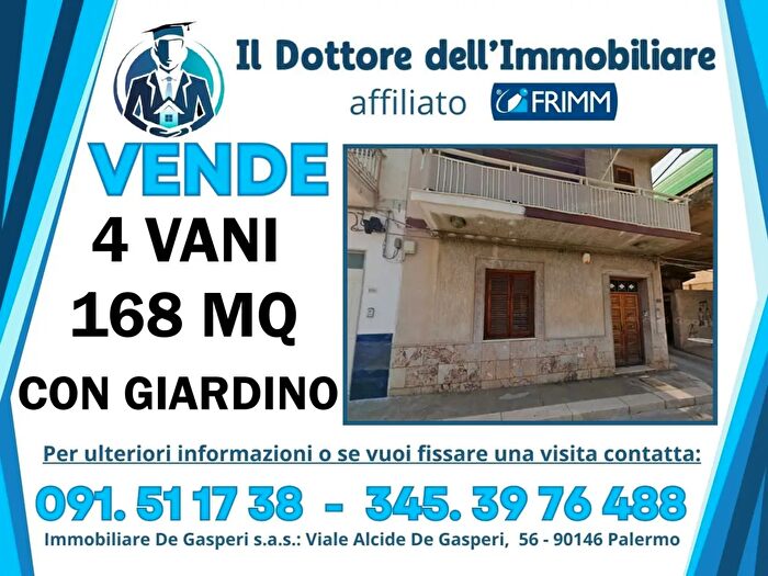 Appartamento quadrilocale in vendita in Via Alcide De Gasperi, Villabate