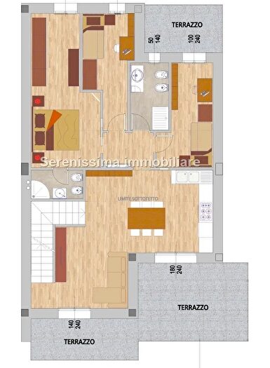 Appartamento con 5 locali in vendita in Vallefoglia