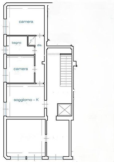 Appartamento trilocale in vendita in Pisa