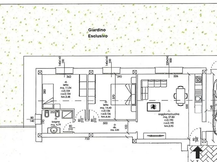 Appartamento trilocale in vendita in Conselice