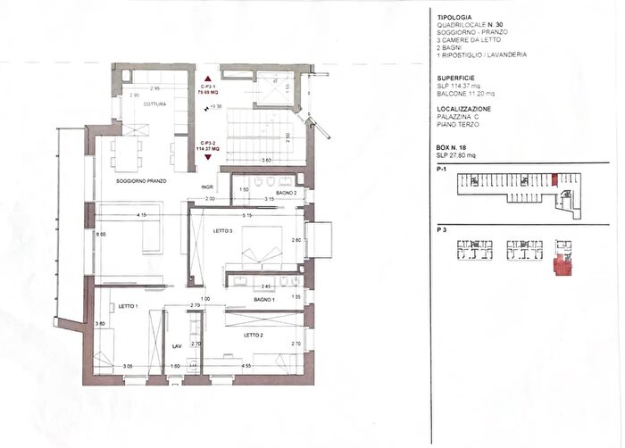 Appartamento quadrilocale in vendita in Via Piemonte Snc, Cusano Milanino