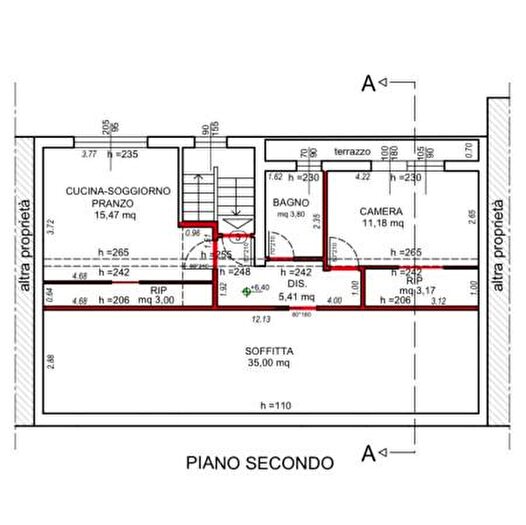 Appartamento trilocale in vendita in Via della Sanità Snc, Pesaro