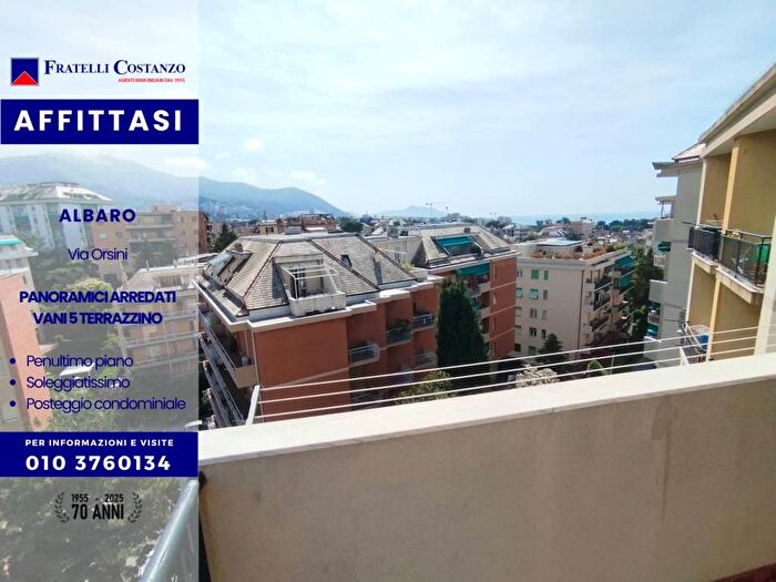 Appartamento bilocale in affitto in Via Angelo Orsini, Albaro, Genova