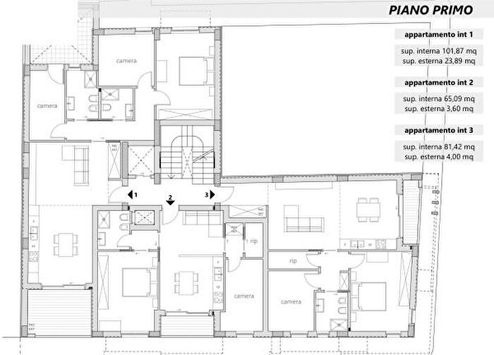 Appartamento trilocale in vendita in Andria