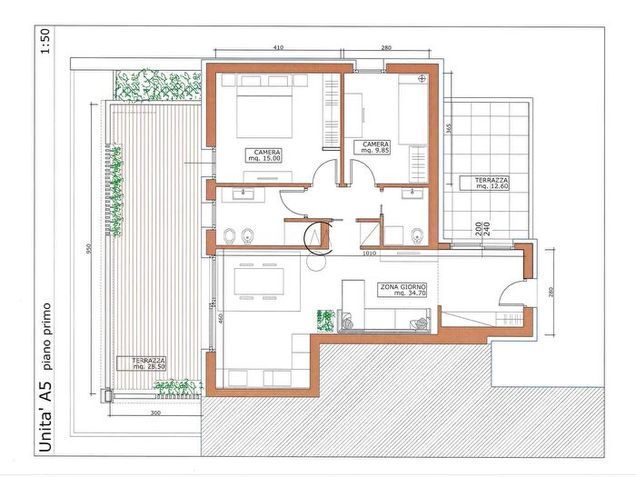 Appartamento quadrilocale in vendita in Via Strada del Mozzato, Treviso