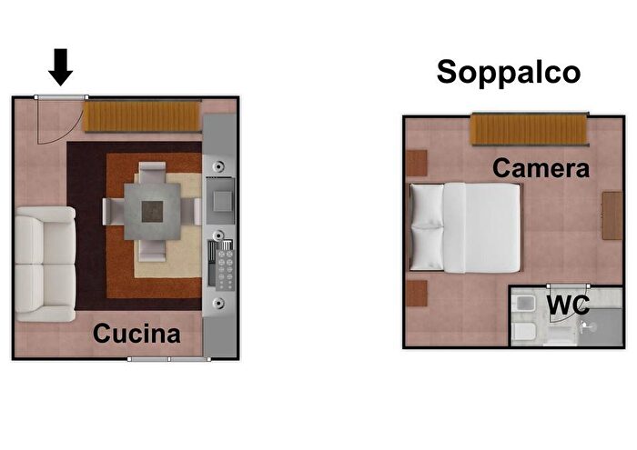Appartamento monolocale in affitto in Vico San Mandato, Piazza Canneto Salvator Rosa, Napoli
