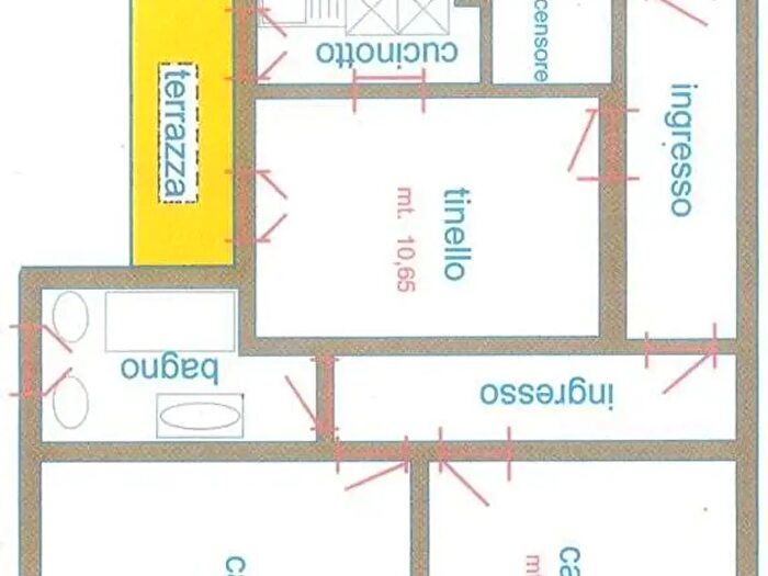 Appartamento quadrilocale in vendita in Bologna