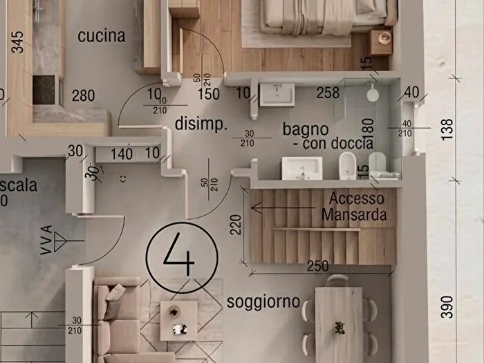 Appartamento con 5 locali in affitto in Via per Casale, Chivasso