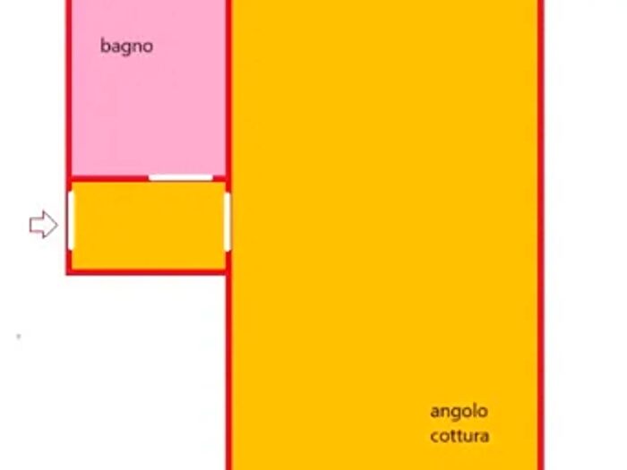 Appartamento bilocale in vendita in Via Montanara, Cecina