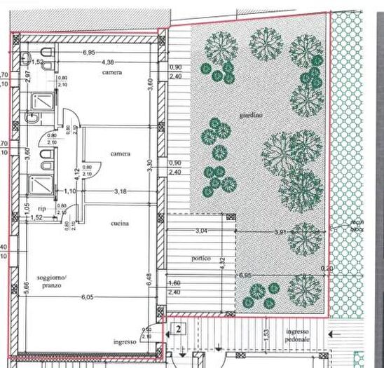 Appartamento trilocale in vendita in Galliate