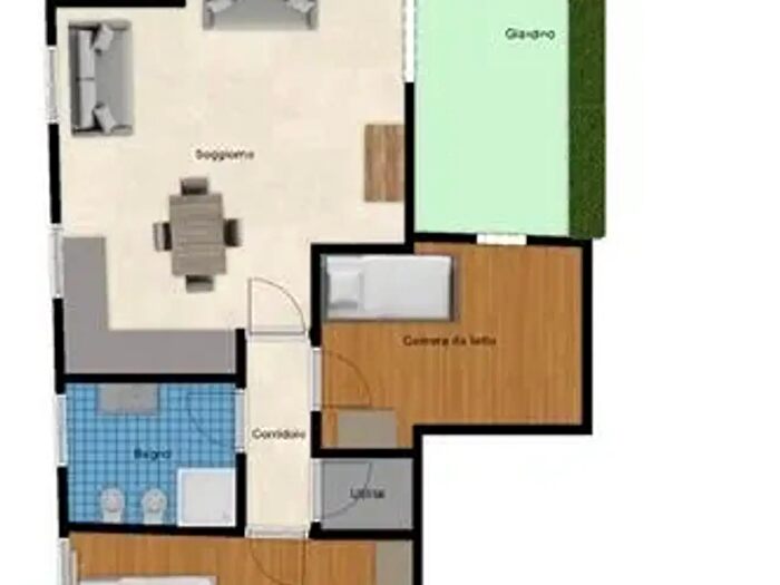 Appartamento trilocale in vendita in Cascina